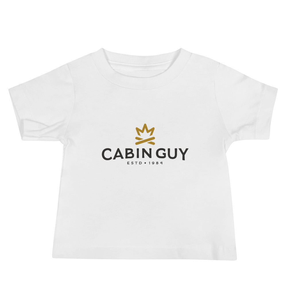 Cabin guy baby short sleeve jersey tee
