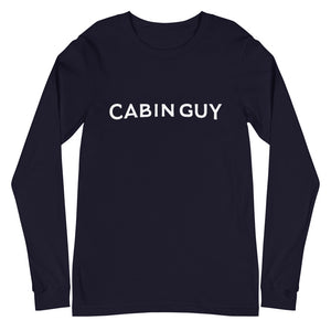 Navy long sleeve cabin life t-shirt | Minnesota made lake life apparel