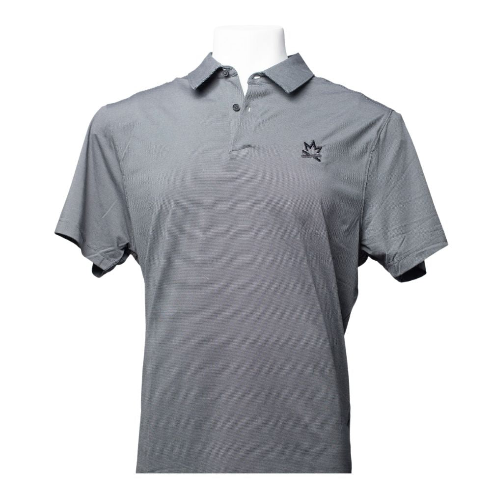 men's golfing polo with left breast logo