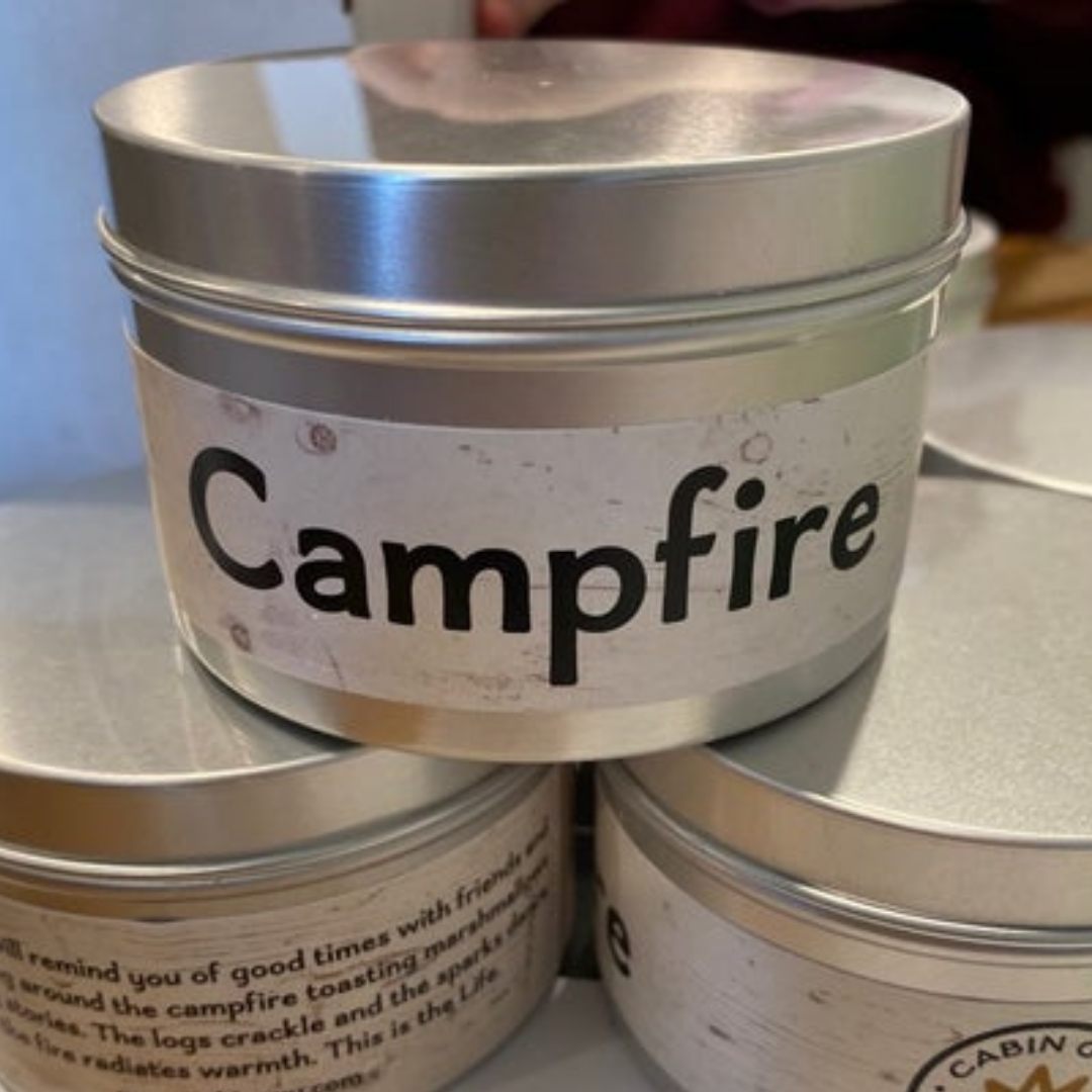 Making candles for the Cabin. Campfire and Big Pine scented candles. 