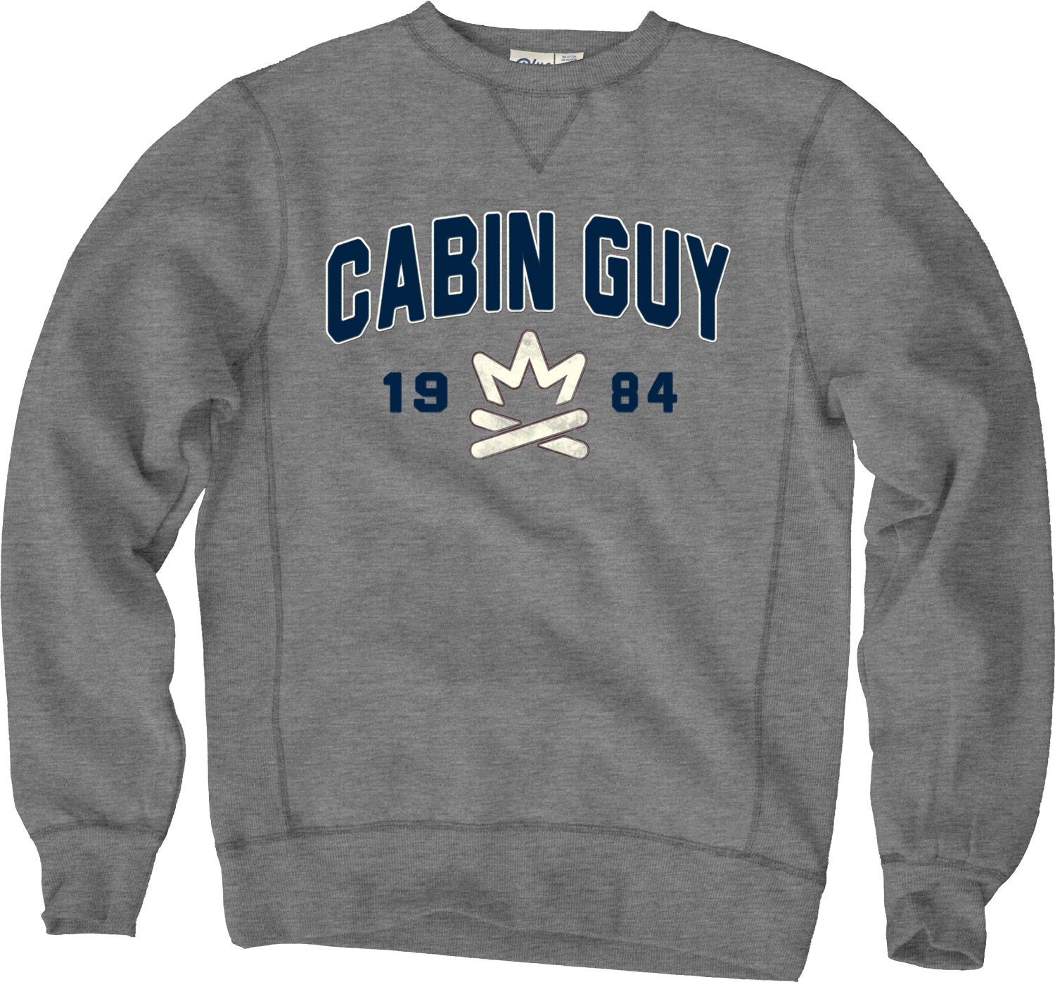 Gull Lake Cabin Guy Classic | Sanded Fleece Crew Neck Sweatshirt