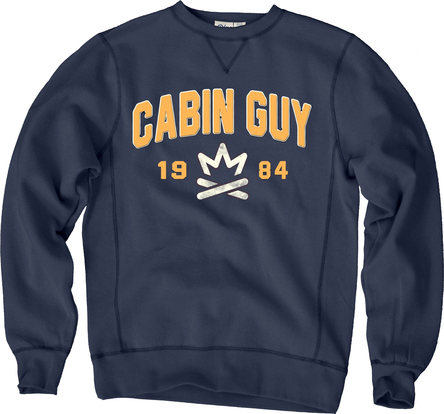 Gull Lake Cabin Guy Classic | Sanded Fleece Crew Neck Sweatshirt