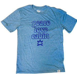 Peace Love Cabin Tri-blend Unisex T-shirt