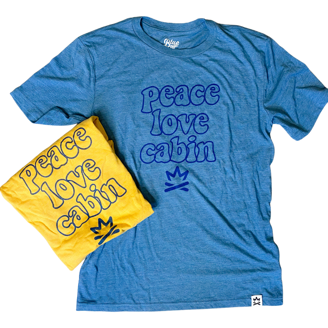 Peace Love Cabin Tri-blend Unisex T-shirt