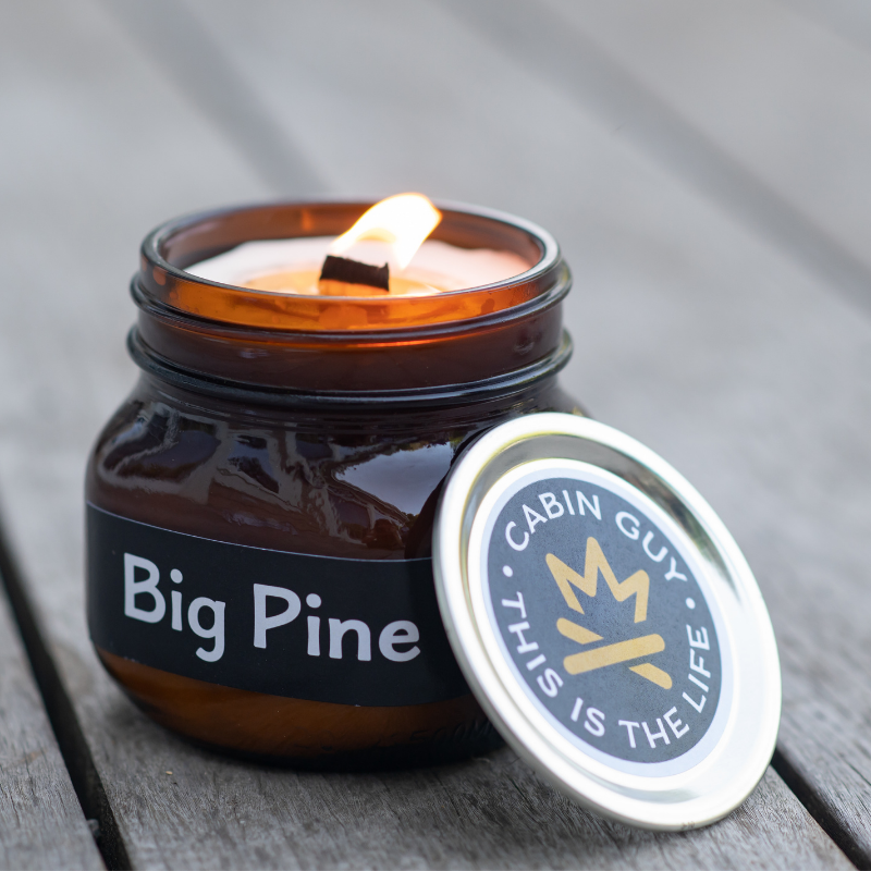 Minnesota made soy candles - pine scented candles 