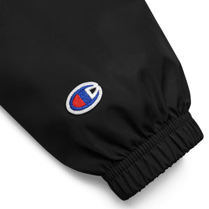 black champion packable rain jacket for camping