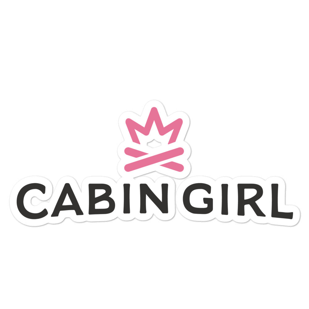 Pink cabin sticker | MN Apparel & accessories