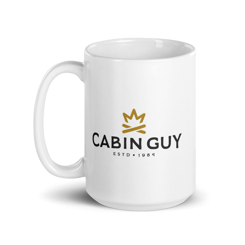 ceramic cabin coffee mug made for your favorite beverage by the lake