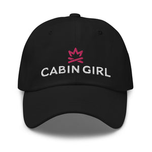 Six panel embroidered cabin girl hat for moms